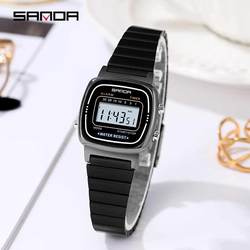 Women Fashion Zone - Электронные часы SANDA 6053, модные подарки