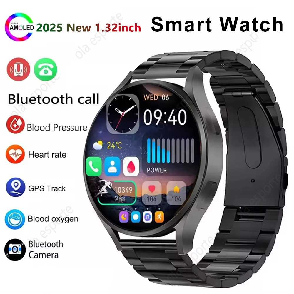 Women Fashion Zone - Новые умные часы 1,32-дюймовый HD AMOLED-экран