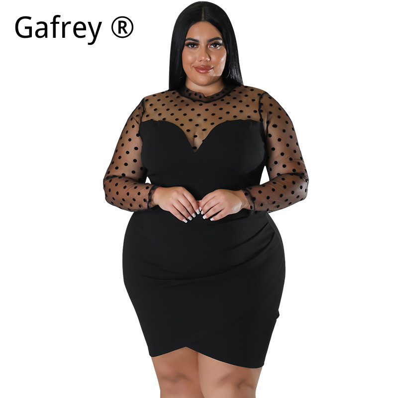 Xxl Women Fashion - Женское облегающее миди-платье больших размеров (XXL,