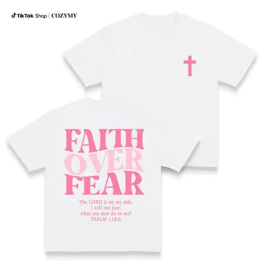 Women'S Fashion Graphic Tees - Футболки с графическим принтом Faith Over