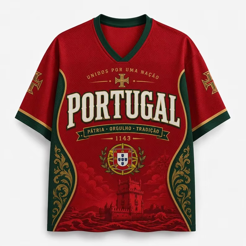 Women'S Fashion Portugal - Футбольная футболка в стиле Португалии 2026