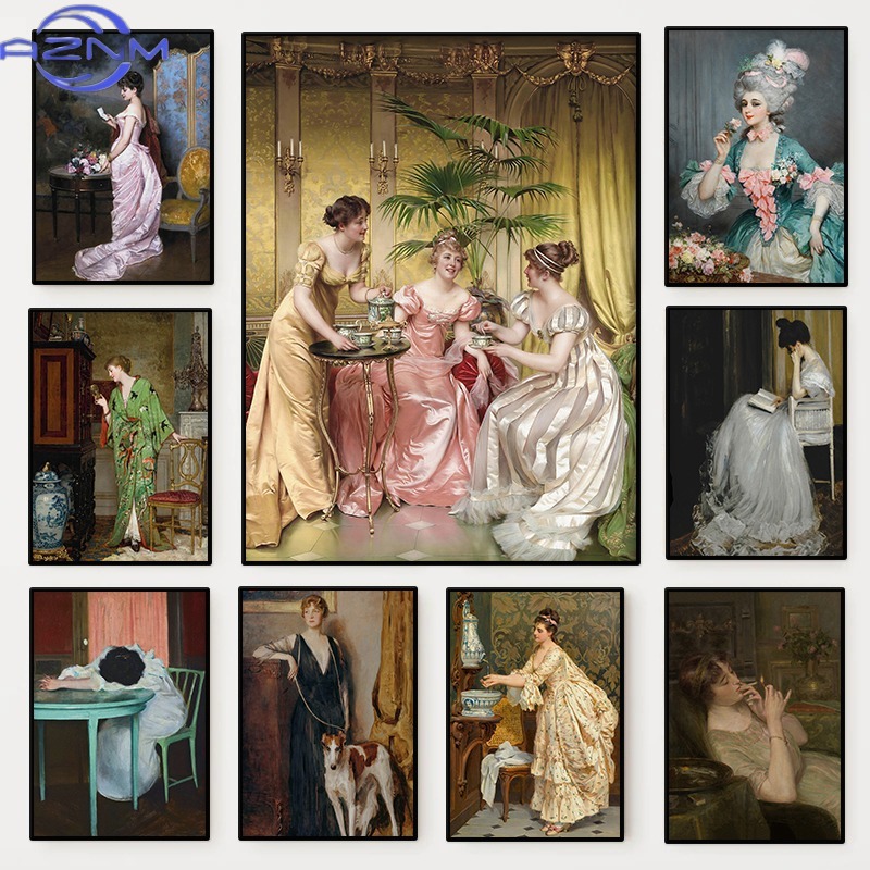 Women'S Fashion Victorian - Постер с портретом женщины эпохи Возрождения,