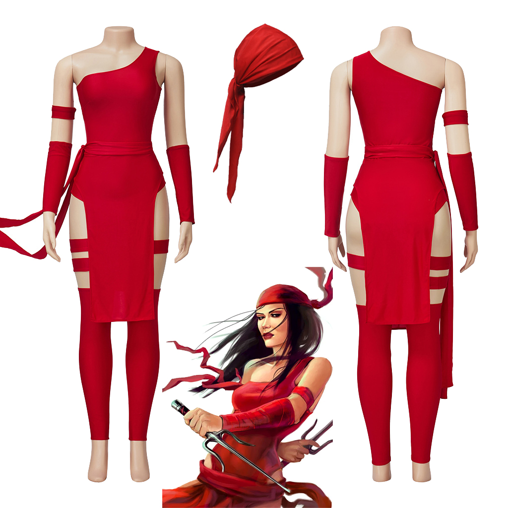 Women Fashion Reddit - Аниме Elektra Natchios косплей костюм сексуальное