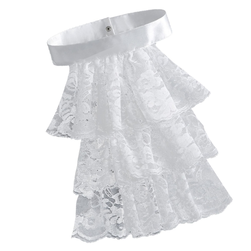 Women'S Fashion Victorian - Элегантный викторианский костюмный воротник с рюшами,