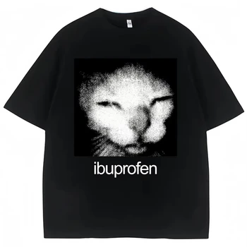 Women'S Fashion Graphic Tees - Винтажные забавные футболки с мемом кота