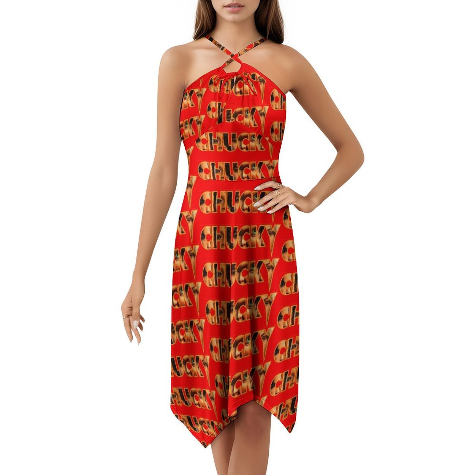 Smocked Dress Women - Chucky 2021, платье-футляр с цветочным принтом