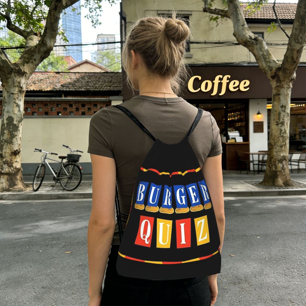 Women'S Fashion Quiz - Рюкзаки Burger Quiz с новым логотипом,