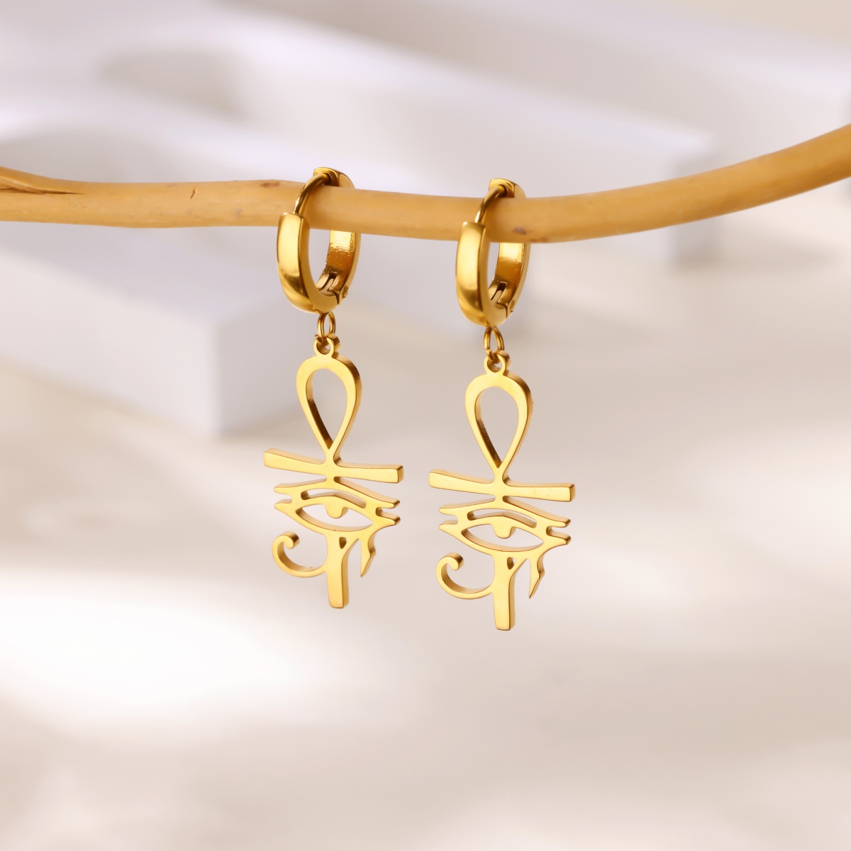 Women Fashion Egypt - Серьги-подвески «Глаз Гора» в Египте для