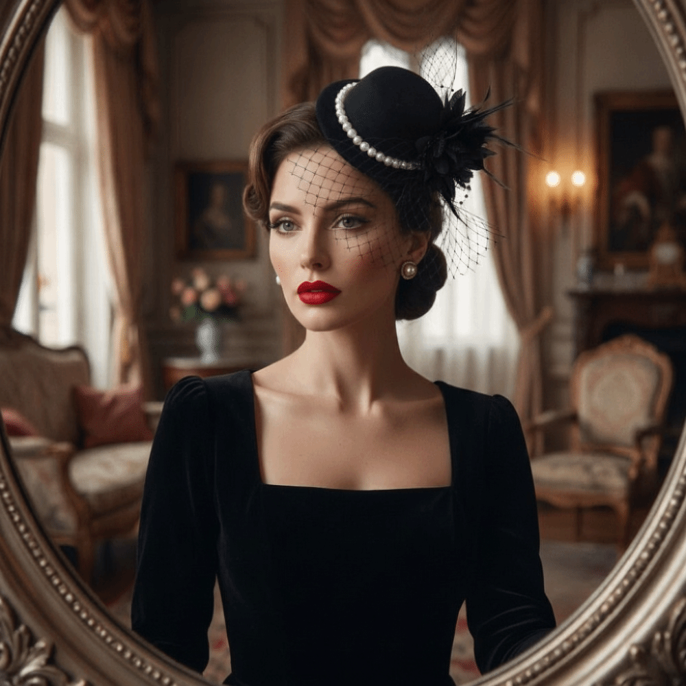Women'S Fashion In The 1920S - Изысканный винтажный фасцинатор: элегантный цветочный головной