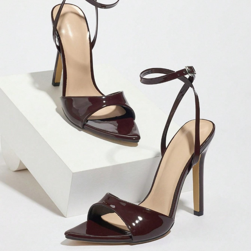 Кофейные босоножки на каблуке  – обзор и цена Women'S Fashion Brand Shoes