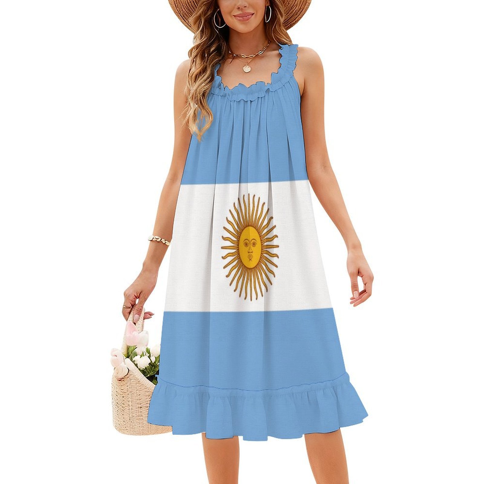 Аргентина-аргентинская футболк – обзор и цена Smocked Dress Women