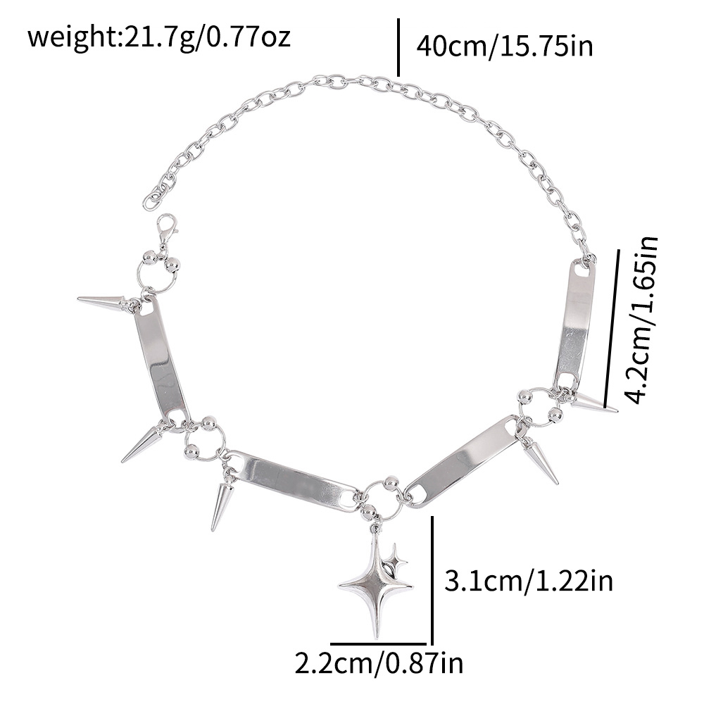 Панк-чокер с заклепками, рок-у – обзор и цена Women Fashion Necklace