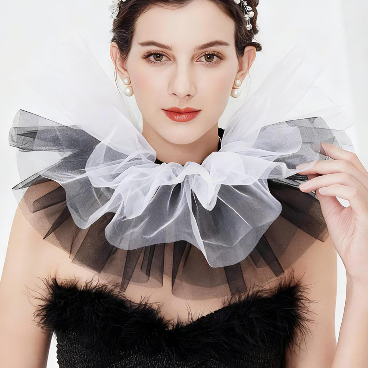 Модный тюлевой воротник с рюша – обзор и цена Women'S Fashion Victorian