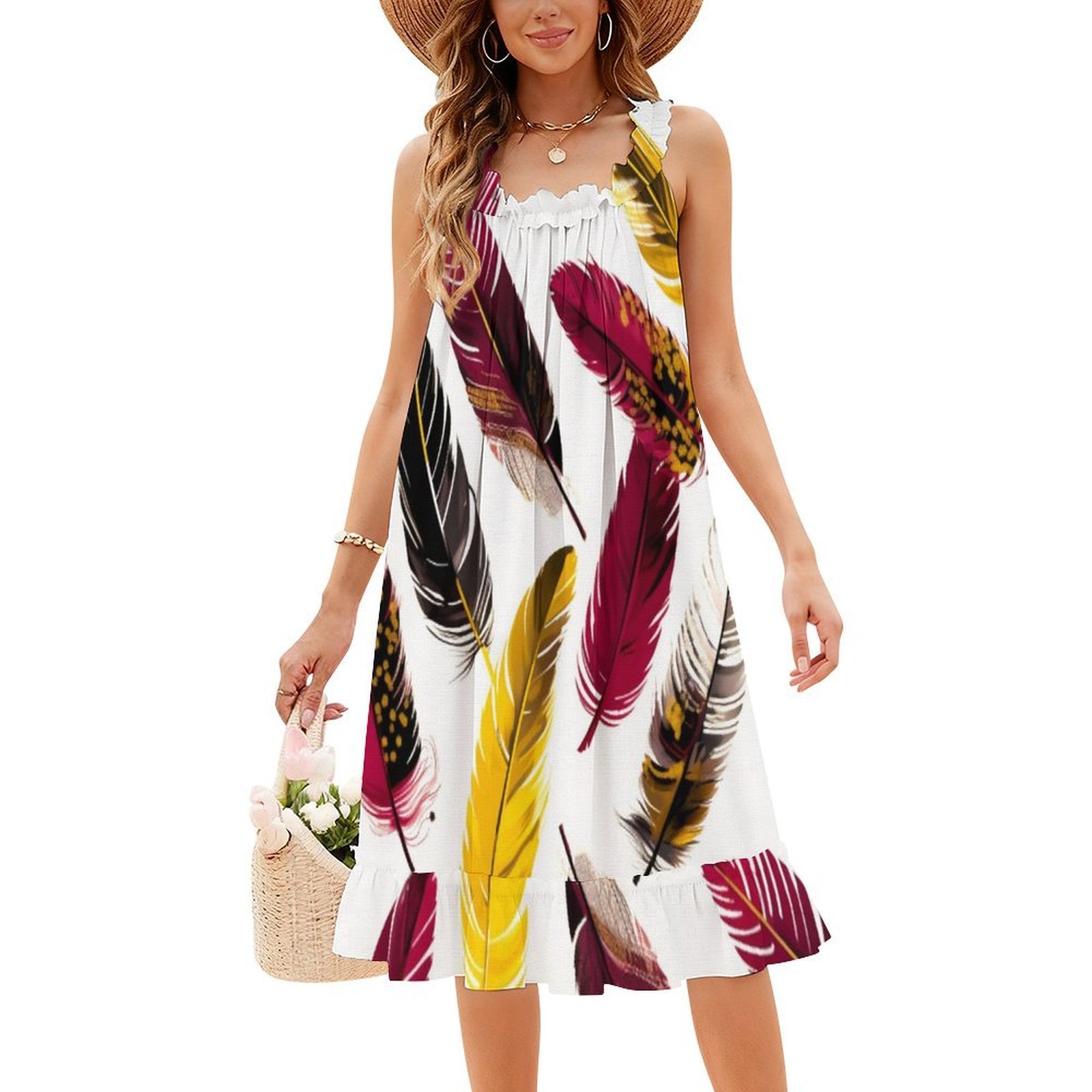 Платье-комбинезон цвета слонов – обзор и цена Smocked Dress Women