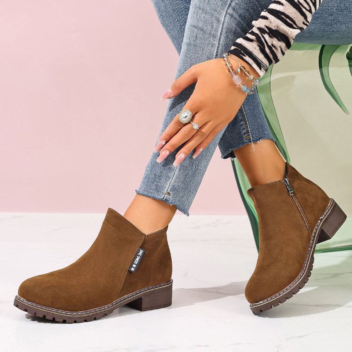 Женские осенне-зимние ботильон – обзор и цена Women'S Fashion Riding Boots
