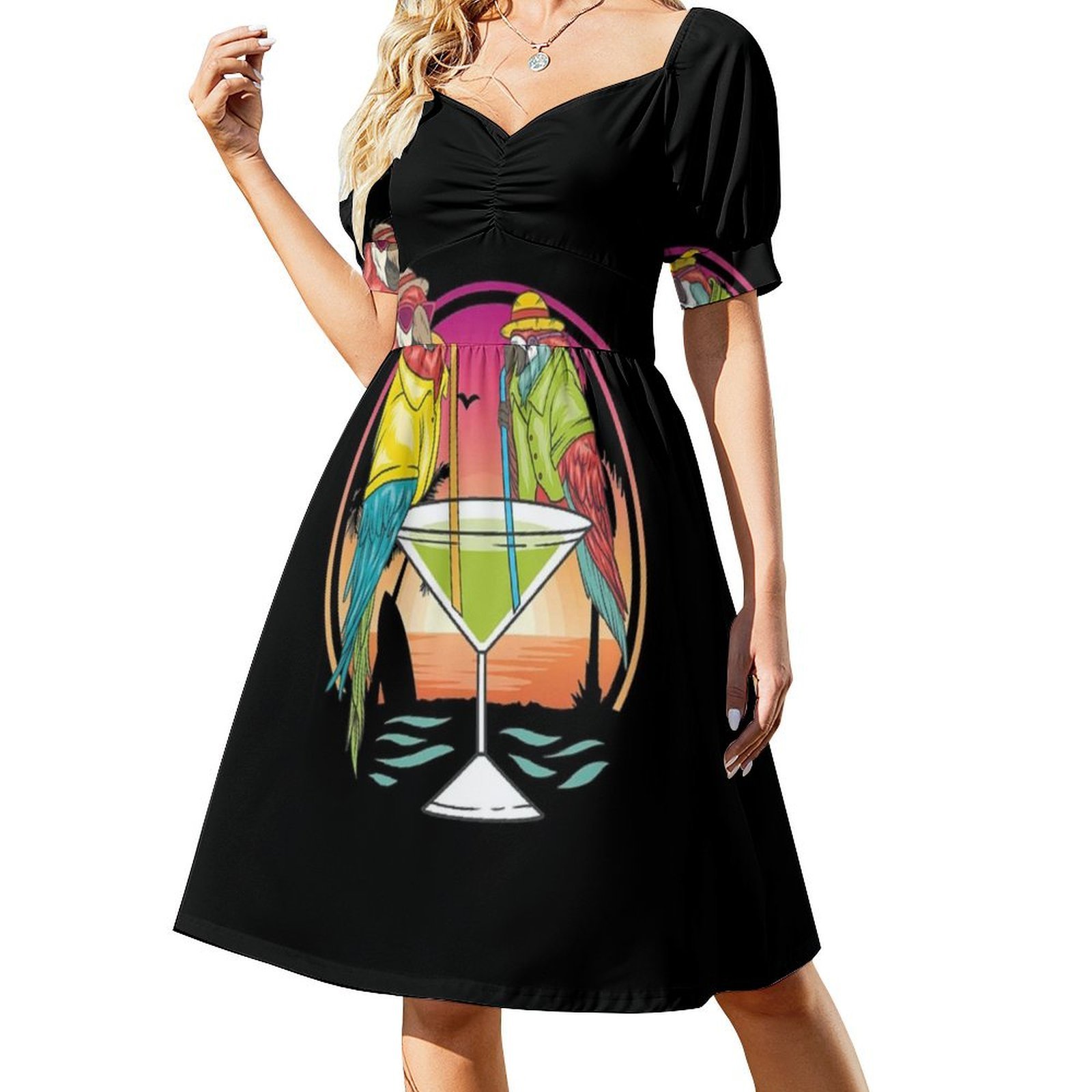 Попугаи, питьевая маргарита на – обзор и цена Smocked Dress Women