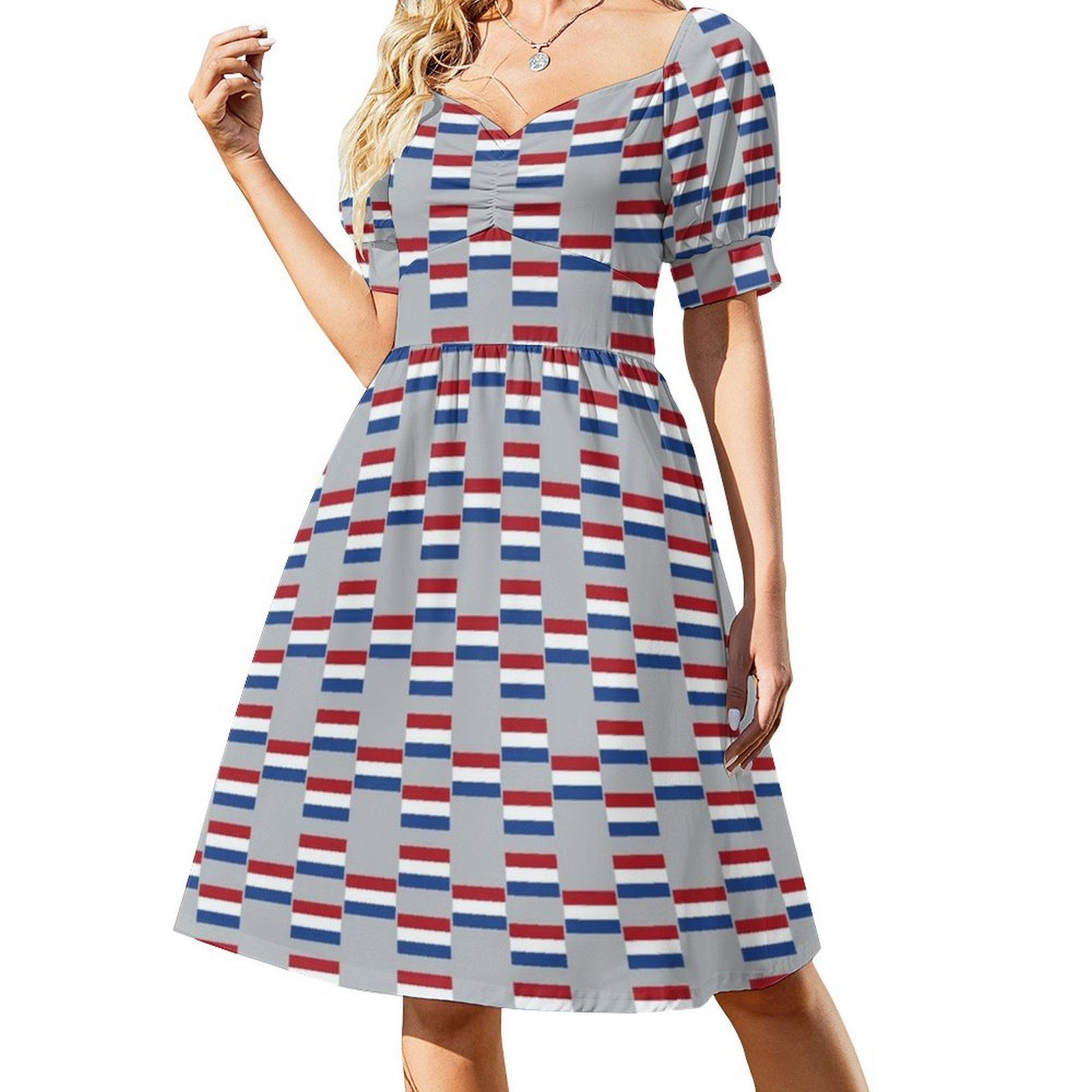 Vlag Van The Holandland Флаг Ц – обзор и цена Smocked Dress Women