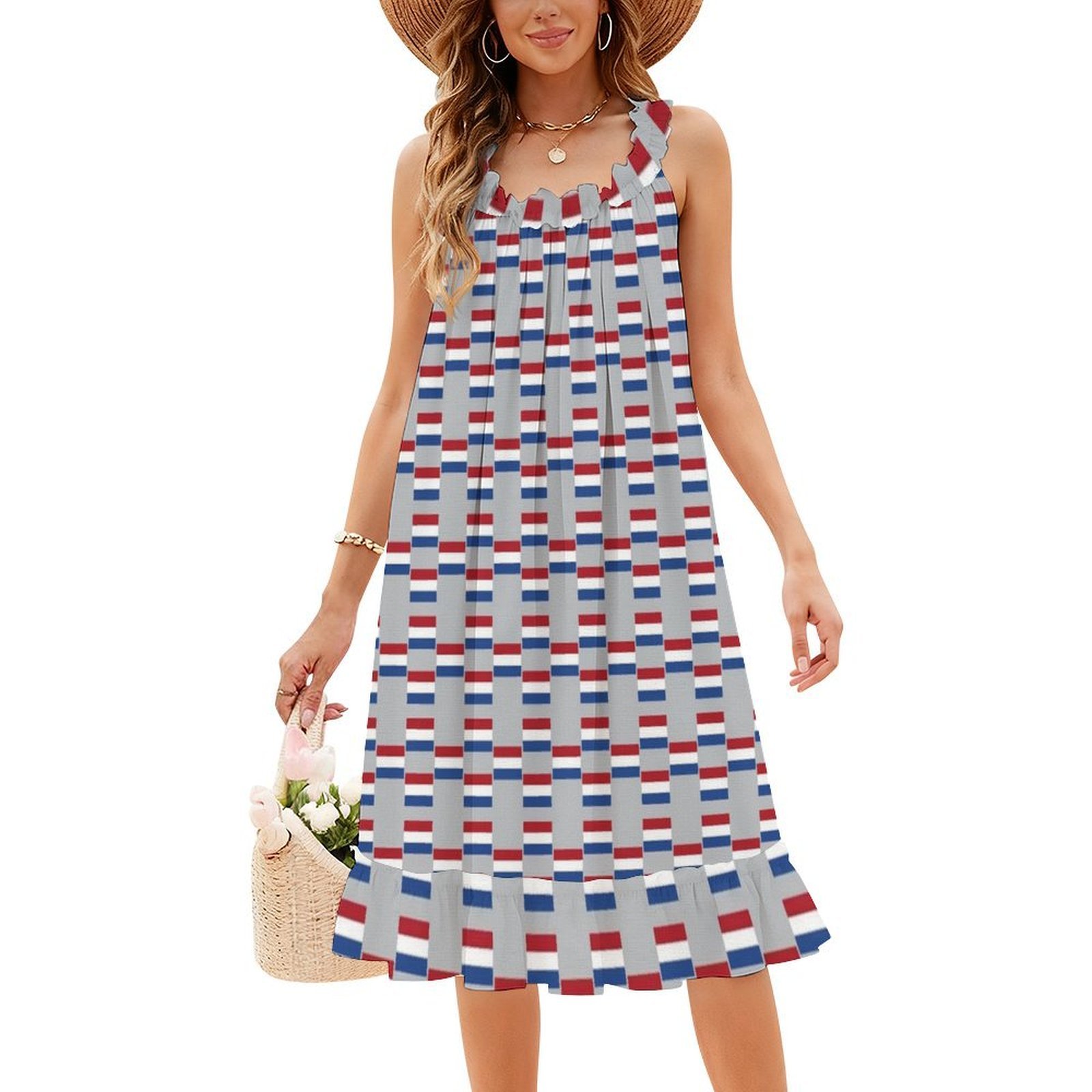 Vlag Van The Holandland Флаг Ц – обзор и цена Smocked Dress Women