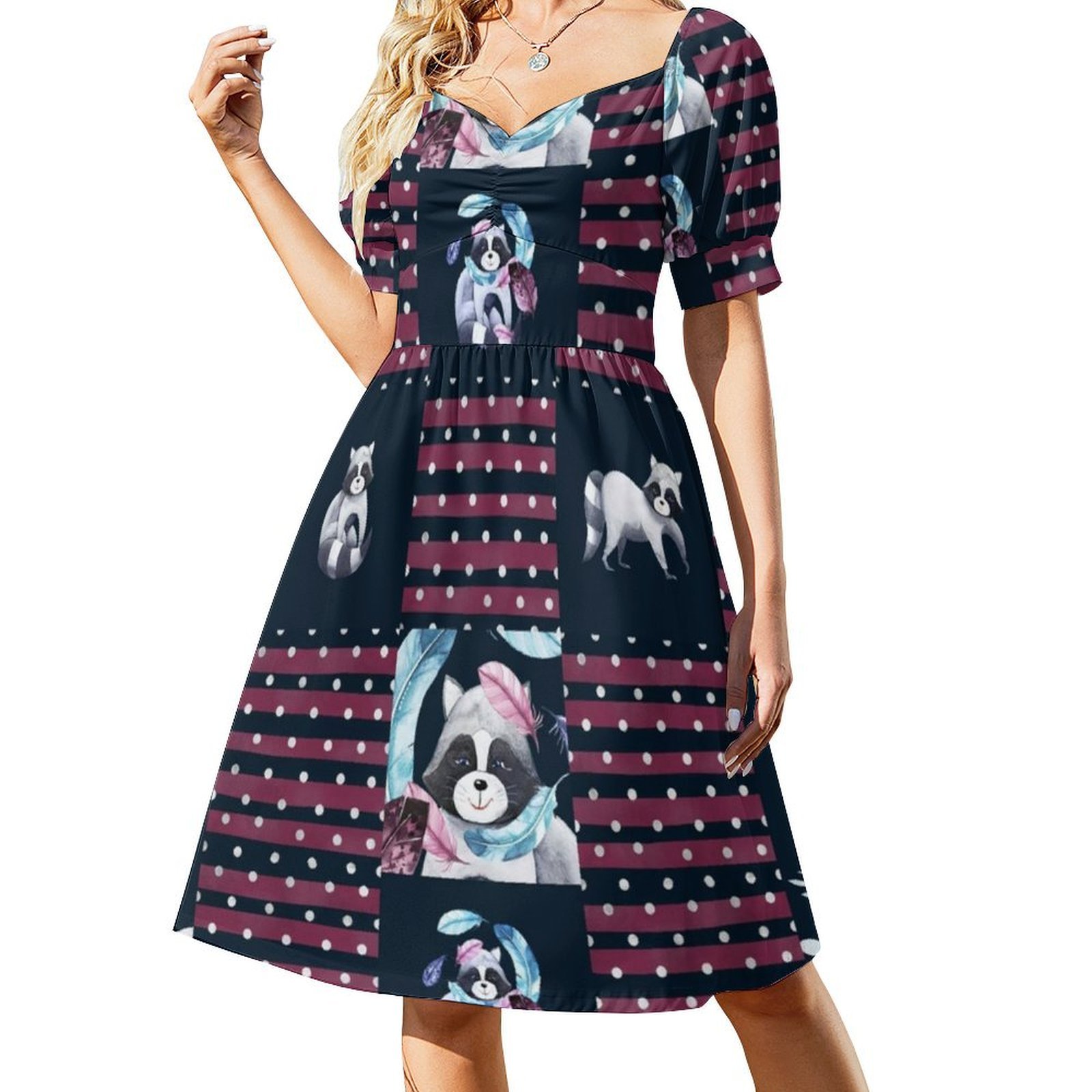 Платье-халат с цветочным принт – обзор и цена Smocked Dress Women
