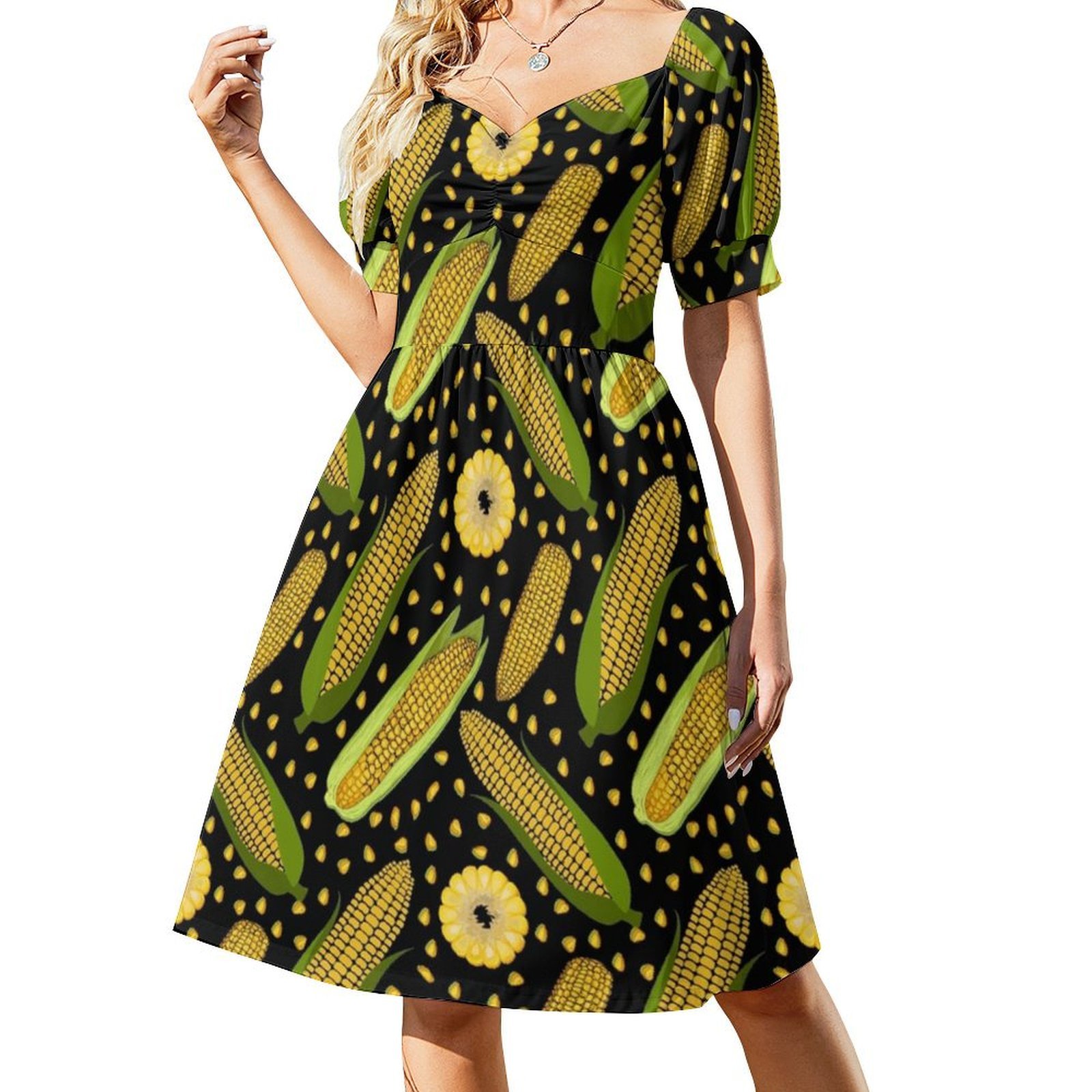 Платье-комбинезон с цветочным  – обзор и цена Smocked Dress Women