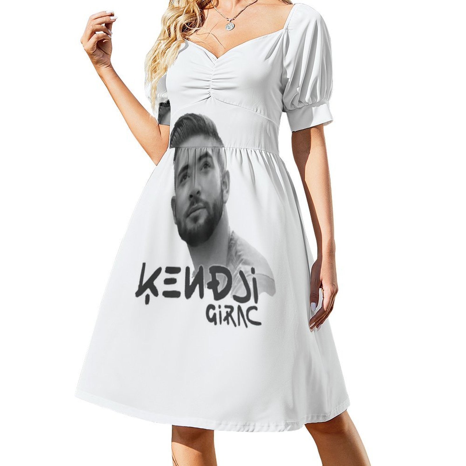 Kendji Girac Портретное платье – обзор и цена Smocked Dress Women