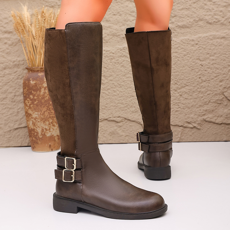 Модные коричневые женские сапо – обзор и цена Women'S Fashion Riding Boots