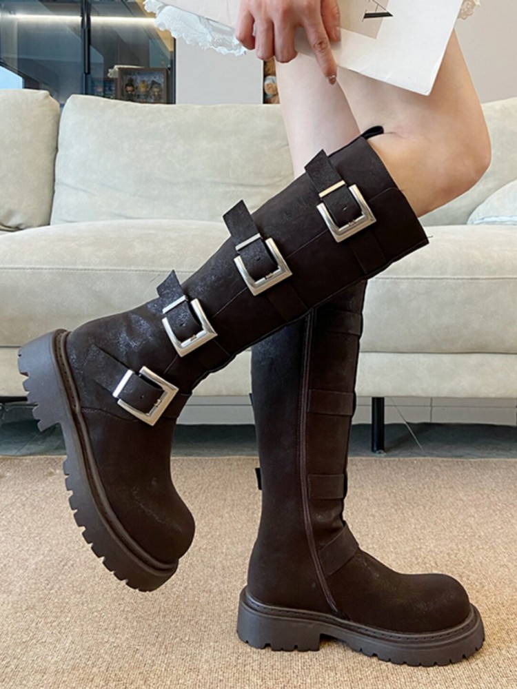 Модные женские высокие ботинки – обзор и цена Women'S Fashion Riding Boots