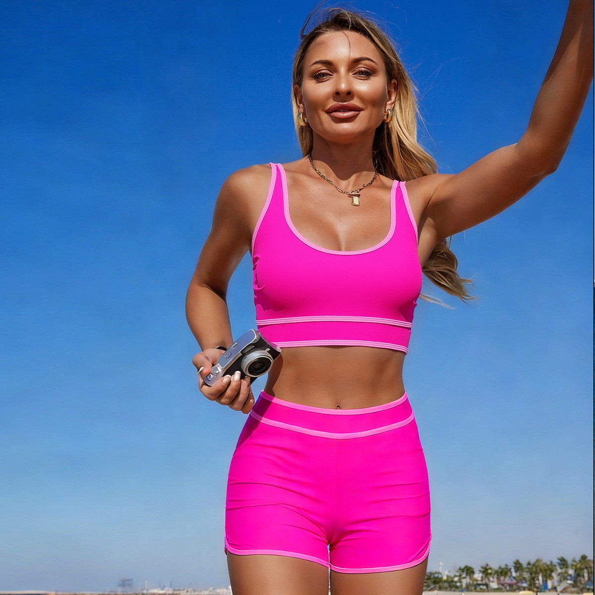 Оливково-зеленый купальник-бик – обзор и цена Crop Top Women