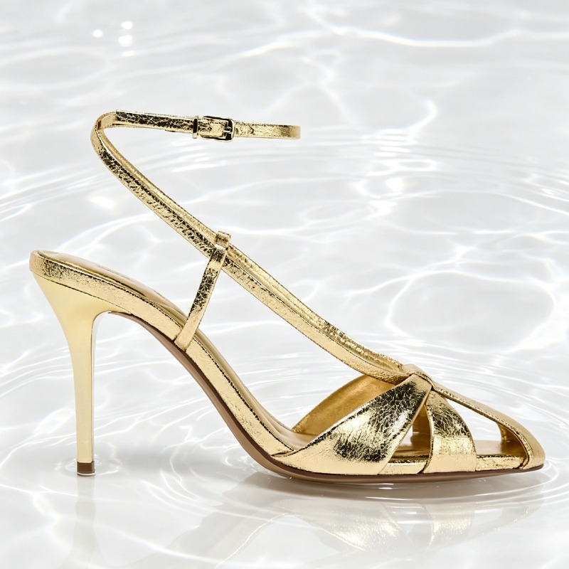 Модные золотые босоножки на то – обзор и цена Women'S Fashion Brand Shoes