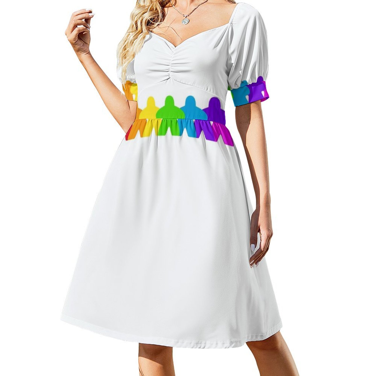 Все цвета The Meeples-Gaymer P – обзор и цена Smocked Dress Women