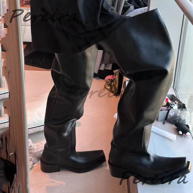 Сапоги выше колена на толстой  – обзор и цена Women'S Fashion Riding Boots