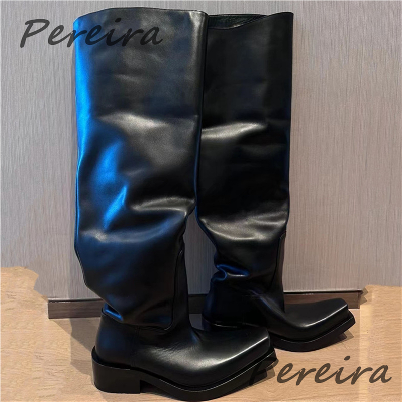 Сапоги выше колена на толстой  – обзор и цена Women'S Fashion Riding Boots