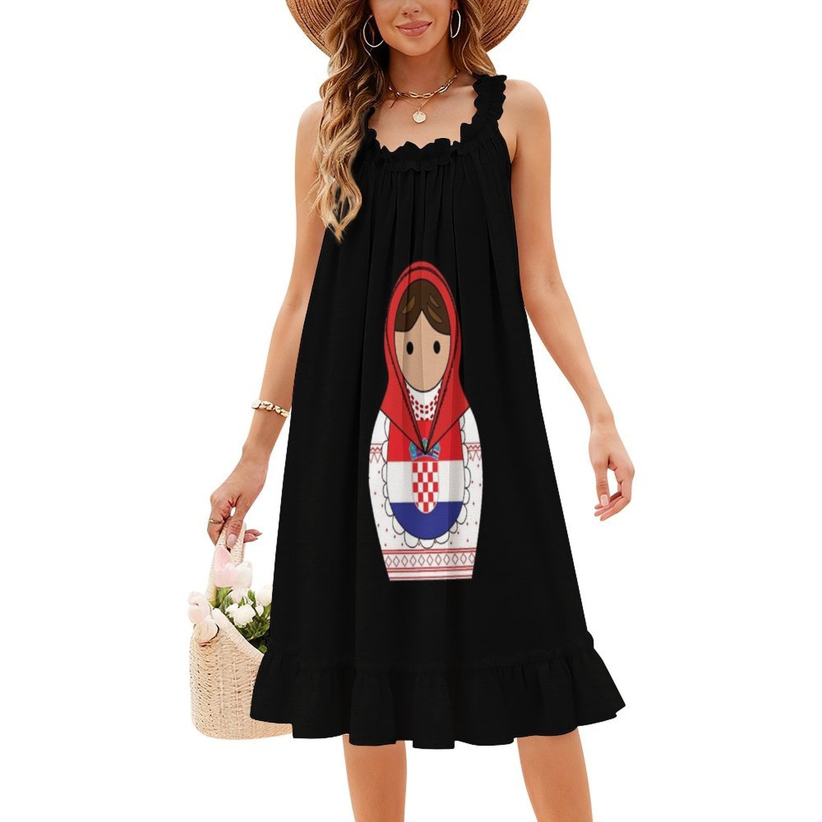 Хорватия матроска наклейка цве – обзор и цена Smocked Dress Women