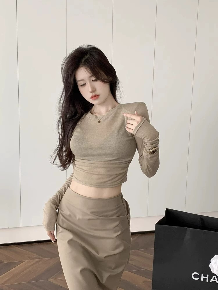 Женская укороченная блузка Y2K – обзор и цена Crop Top Women