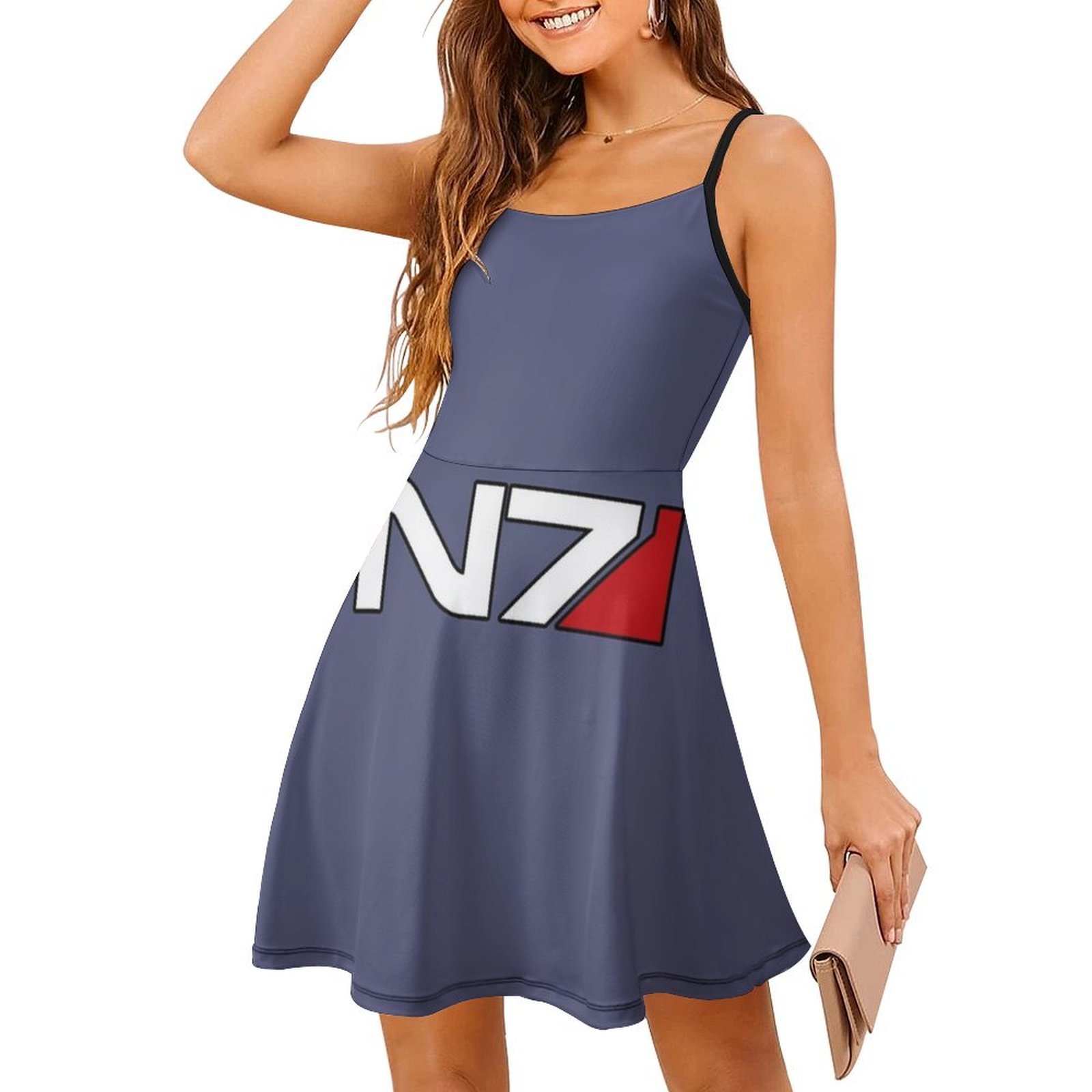 N7 Логотип Цветочный халат Пла – обзор и цена Smocked Dress Women